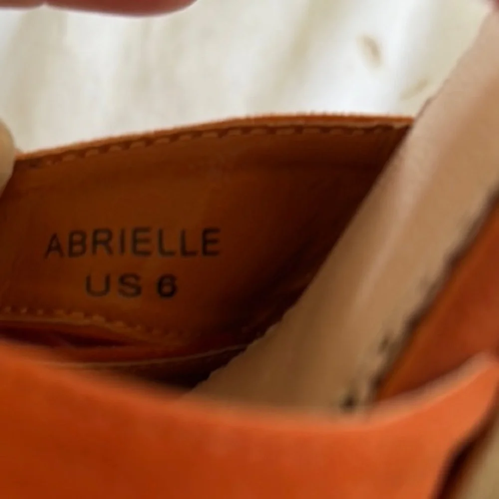Orange Platform Sandals with Retro Flair